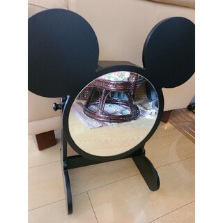 Disney - ミッキーマウスモチーフ　アクセサリー収納付きミニ鏡台