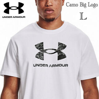 アンダーアーマー(UNDER ARMOUR)の新品　アンダーアーマー　UA ABC Camo Big Logo SS ホワイト(Tシャツ/カットソー(半袖/袖なし))