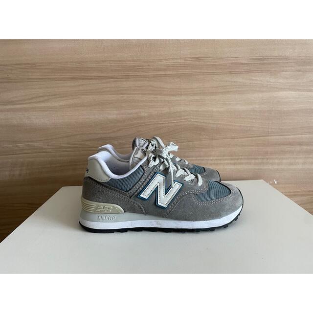 New Balance(ニューバランス)の【再値下げ】ニューバランス　574  22.5 レディースの靴/シューズ(スニーカー)の商品写真