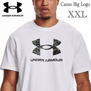 アンダーアーマー(UNDER ARMOUR)の新品　アンダーアーマー　UA ABC Camo Big Logo SS ホワイト(Tシャツ/カットソー(半袖/袖なし))