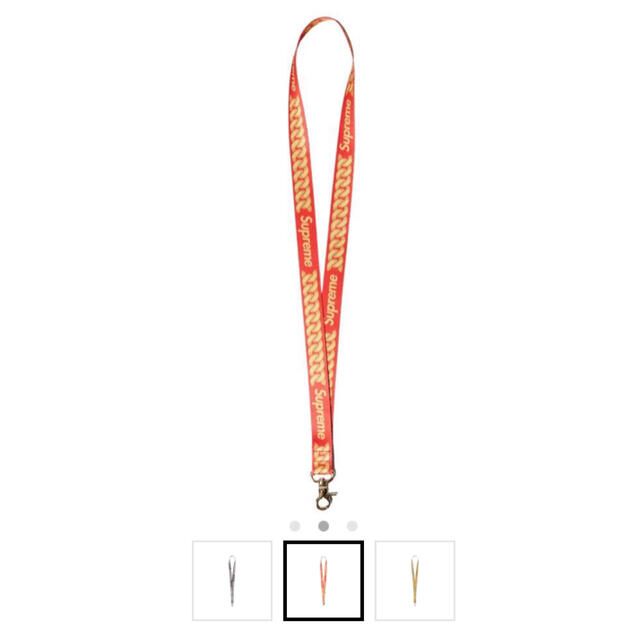 Supreme(シュプリーム)のSupreme Cuban Links Lanyard "Red" シュプリーム スマホ/家電/カメラのスマホアクセサリー(ネックストラップ)の商品写真