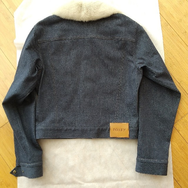 フォクシー FOXEY BOUTIQUE ミンク デニムジャケット フォクシー FOXEY BOUTIQUE ミンク デニムジャケット