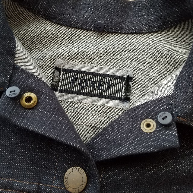 フォクシー FOXEY BOUTIQUE ミンク デニムジャケット フォクシー FOXEY BOUTIQUE ミンク デニムジャケット