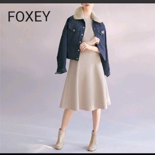 フォクシー FOXEY BOUTIQUE ミンク デニムジャケット フォクシー FOXEY BOUTIQUE ミンク デニムジャケット