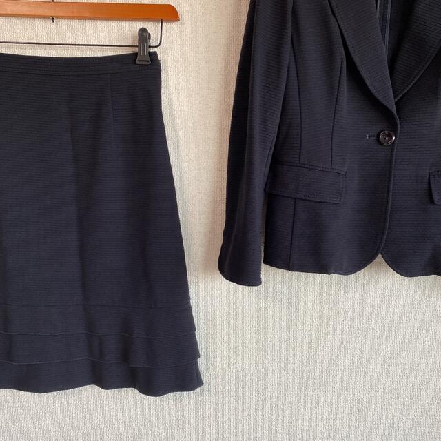 極美】クリアインプレッション スカートスーツ 2 W64 濃紺 DMW Yahoo