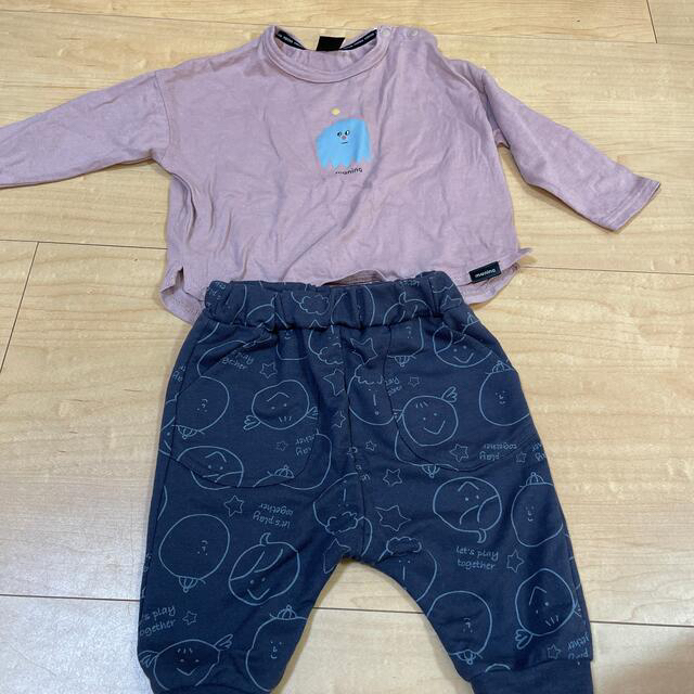 manina 長袖　長ズボン　90センチ キッズ/ベビー/マタニティのキッズ服男の子用(90cm~)(Tシャツ/カットソー)の商品写真