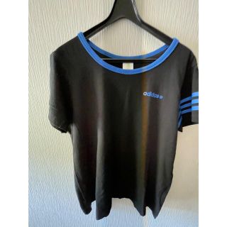 アディダス(adidas)のadidas ブルーラインロゴTシャツ(Tシャツ(半袖/袖なし))