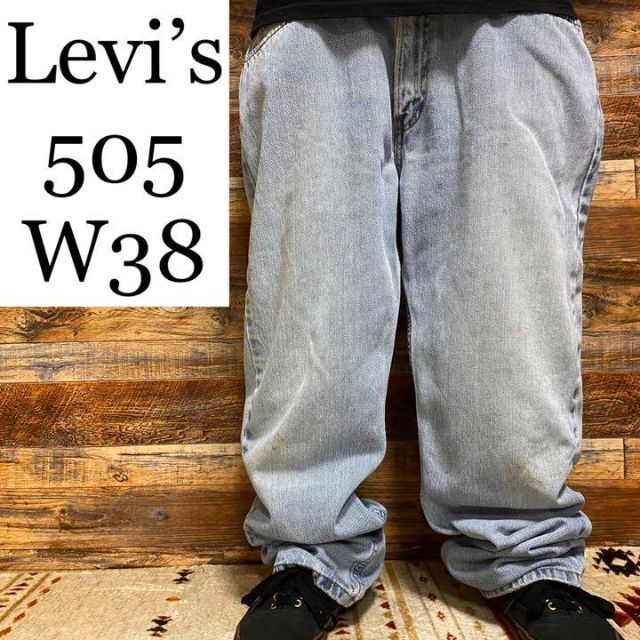 Levi's 505 ジーンズ/デニムパンツ ライトブルー USA W38