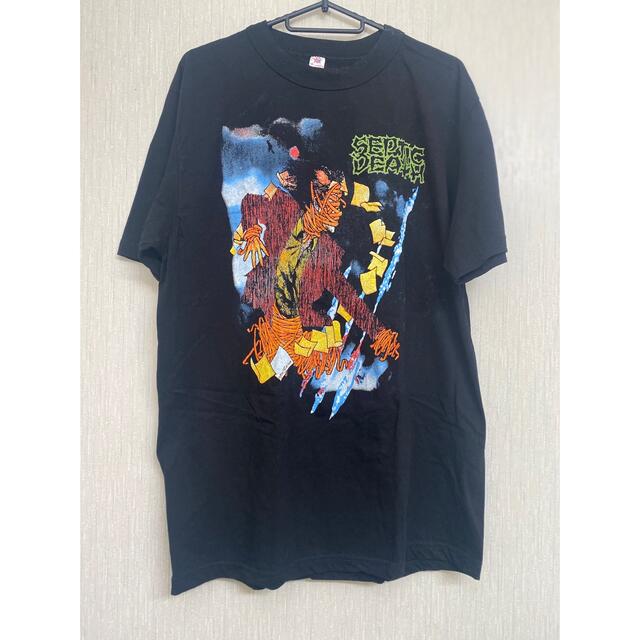 激レア　90'S PUSHEAD  SEPTIC DEATH Tシャツ　サイズL