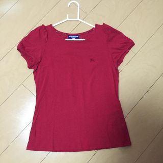 バーバリー(BURBERRY)のBurberrybluelabel 肩フリルTシャツ(Tシャツ(半袖/袖なし))