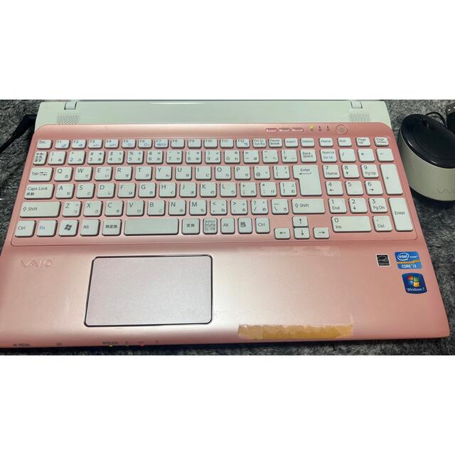 SONY/VAIO/ピンク/i7/8GB/SSD512GB/カスタムノート