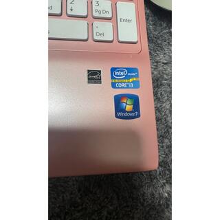 SONY Vaio ノートパソコン ピンクの通販 by kk's shop｜ラクマ