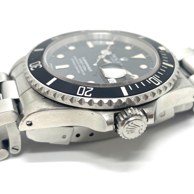 ROLEX(ロレックス)のロレックス ROLEX サブマリーナ トリプルゼロ 168000 デイト 自動巻 腕時計 SS シルバー メンズの時計(腕時計(アナログ))の商品写真