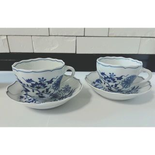 マイセン(MEISSEN)の新品 未使用品 フッチェンロイター ブルーオニオン コーヒー C/S ペア (食器)