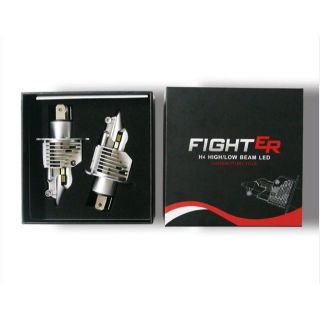 H4 LED ヘッドライト 車検対応 ホワイト 車/バイク用 16000LM(汎用パーツ)