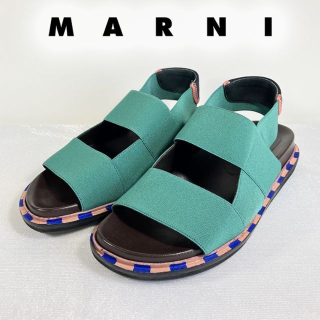 通販正規店 MARNI マルニ フスベットサボ サンダル ピンク 38サイズ ...