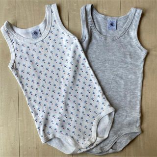 プチバトー(PETIT BATEAU)のPETIT BATEAU 肌着2点セット　18m/81cm(肌着/下着)