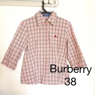 バーバリー(BURBERRY)のBurberry ピンク　シャツ(シャツ/ブラウス(長袖/七分))