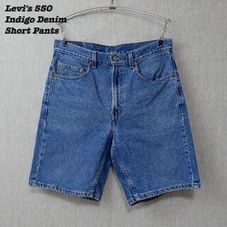 リーバイス(Levi's)のLevi's 550 Indigo Denim Short Pants W33(ショートパンツ)