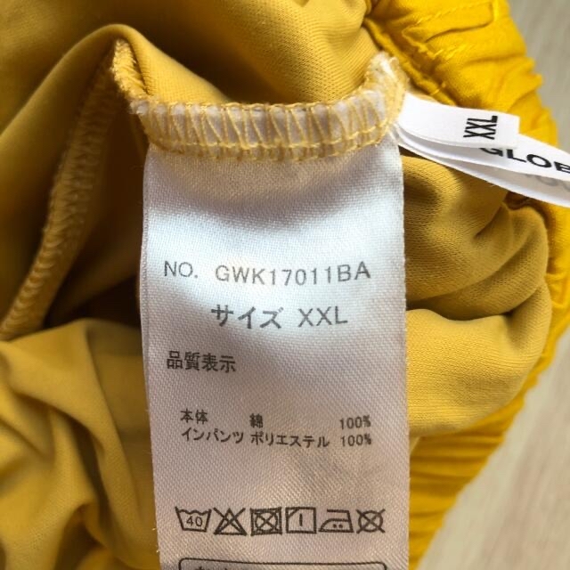 GLOBAL WORK(グローバルワーク)の黄色スカート&ギンガムチェックパンツ2点 キッズ/ベビー/マタニティのキッズ服女の子用(90cm~)(スカート)の商品写真