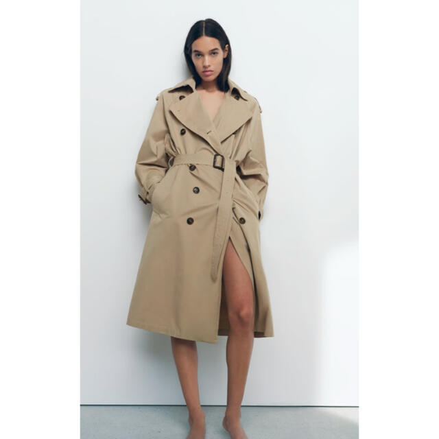 ZARA - ZARAポケットオーバーサイズトレンチコート完売品!の通販 by