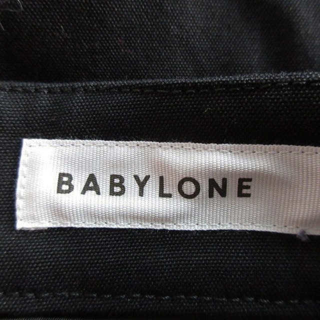 BABYLONE(バビロン)のバビロン BABYLONE スカート タイト ロング コットン 無地 38 黒 レディースのスカート(ロングスカート)の商品写真