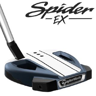 テーラーメイド(TaylorMade)のテーラーメイドパター　スパイダーＥＸ　ネイビー／ホワイト　スモールスラント(クラブ)