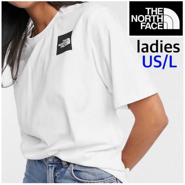 【海外限定】TNF　Tシャツ レディース ホワイト　US/L　日本サイズXL