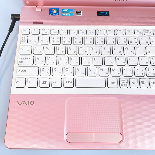 超美品】VAIO可愛いピンク♡大容量❕Webカメラ付!すぐ使えるノート