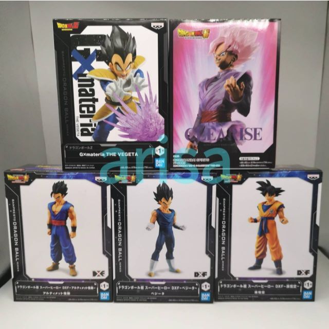 ドラゴンボール超 スーパーヒーロー クリアライズ ベジータ 5体セットの通販 by arisa's shop｜ラクマ