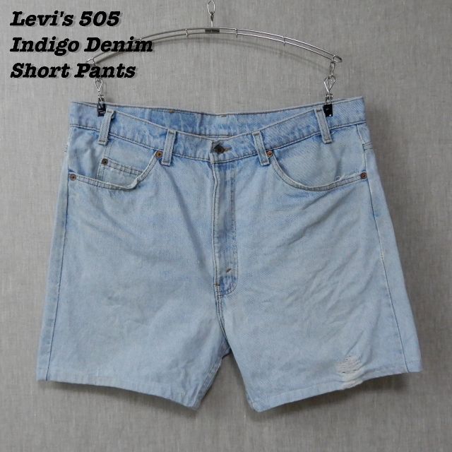Levi's(リーバイス)のLevi's 505 Indigo Denim Short Pants W38 メンズのパンツ(ショートパンツ)の商品写真