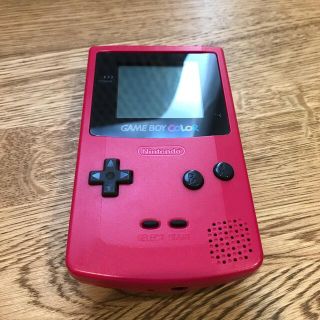 任天堂 Nintendo ゲームボーイカラー ピンク 携帯ゲーム機 当時物 希少