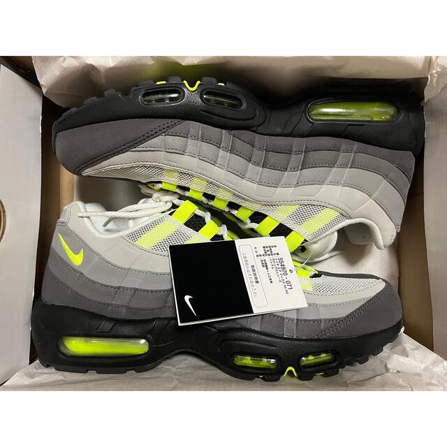 メンズNIKE AIR MAX 95 OG NEON YELLOW 2018 28