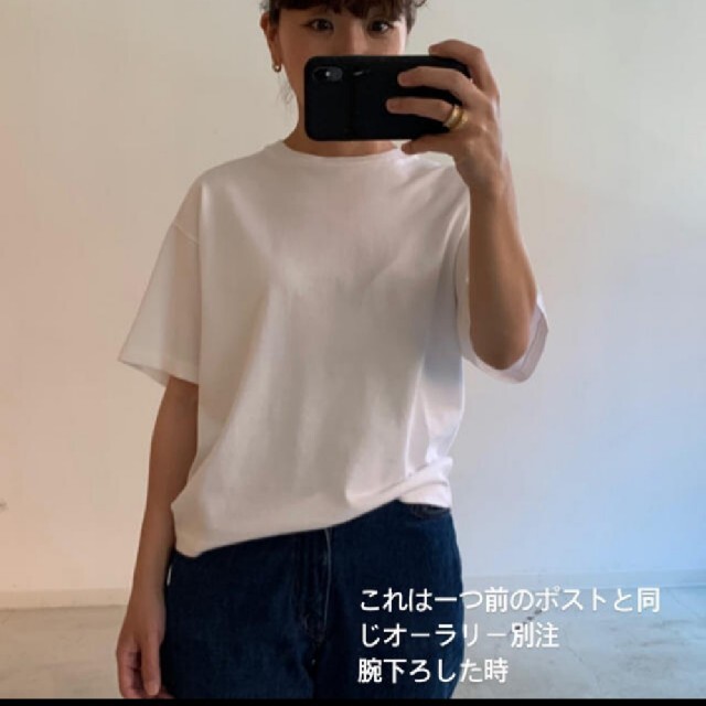 Ron Herman(ロンハーマン)のAURALEE for Ron Herman　ピンク レディースのトップス(Tシャツ(半袖/袖なし))の商品写真