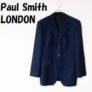 ポールスミス(Paul Smith)のポールスミス ロンドン ストライプ柄 テーラードジャケット ロロピアーナ L(テーラードジャケット)