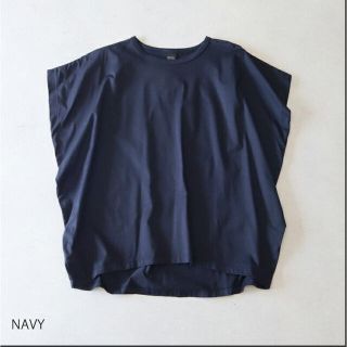 ヴェリテクール(Veritecoeur)のTRAVAIL MANUEL  Tシャツ　ネイビー(Tシャツ(半袖/袖なし))