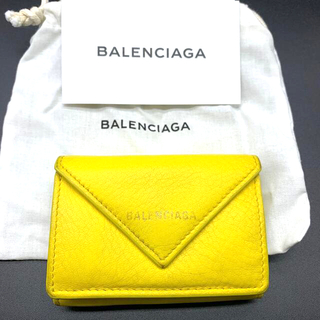 バレンシアガ(Balenciaga)のBALENCIAGA　ペーパー　ミニウォレット　三つ折り財布(財布)