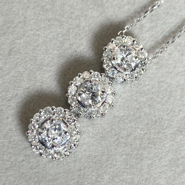 【15-2】ダイヤモンド　ネックレス　D1.1ct