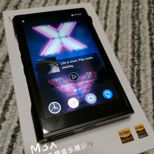 SHANLING M3X Portable Music Player スマホ/家電/カメラ オーディオ機器 ポータブルプレーヤー 