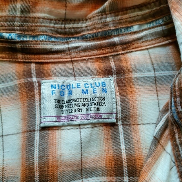 NICOLE CLUB(ニコルクラブ)のNICOLEチェックシャツ メンズのトップス(シャツ)の商品写真