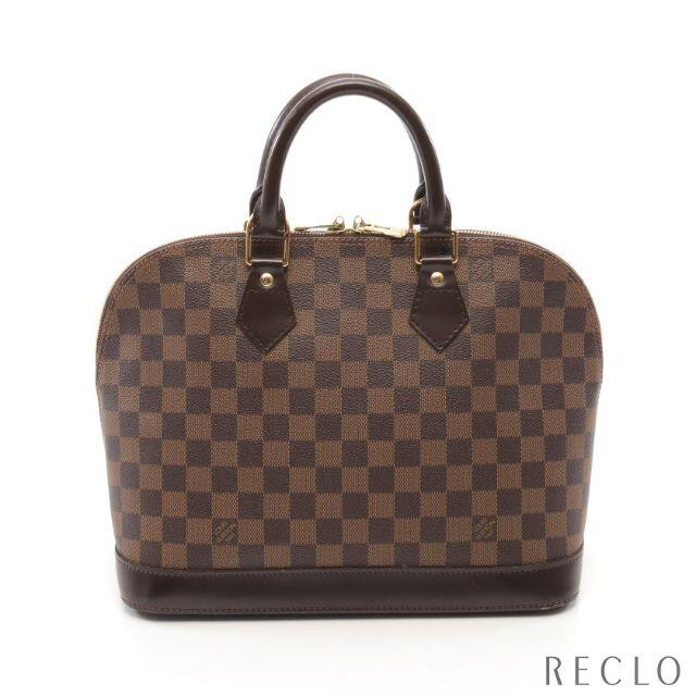 【★超目玉】 VUITTON LOUIS - ブラウン レザー PVC ハンドバッグ ダミエエベヌ アルマ ハンドバッグ 【★超目玉】 VUITTON LOUIS - ブラウン レザー PVC ハンドバッグ ダミエエベヌ アルマ ハンドバッグ