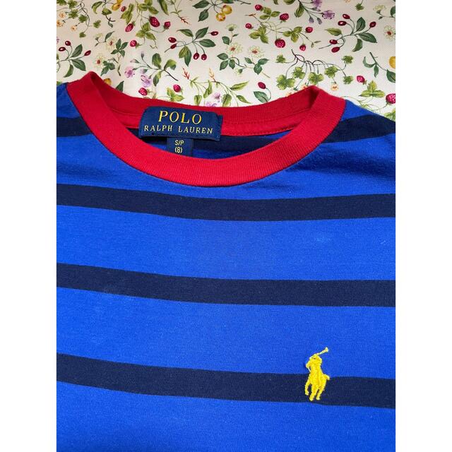 Ralph Lauren(ラルフローレン)のラルフローレン ボーダー Tシャツ　S(140cm) キッズ/ベビー/マタニティのキッズ服男の子用(90cm~)(Tシャツ/カットソー)の商品写真