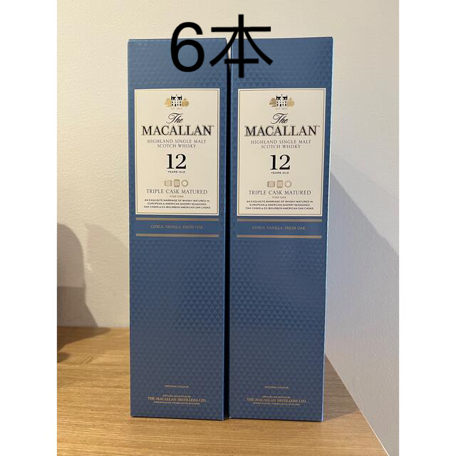 MACALLAN マッカラン 12年 トリプルカスク 700ml 6本セット 【限定