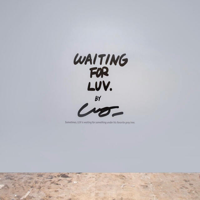 "Waiting for Luv", 2022 by LY painter エンタメ/ホビーの美術品/アンティーク(彫刻/オブジェ)の商品写真