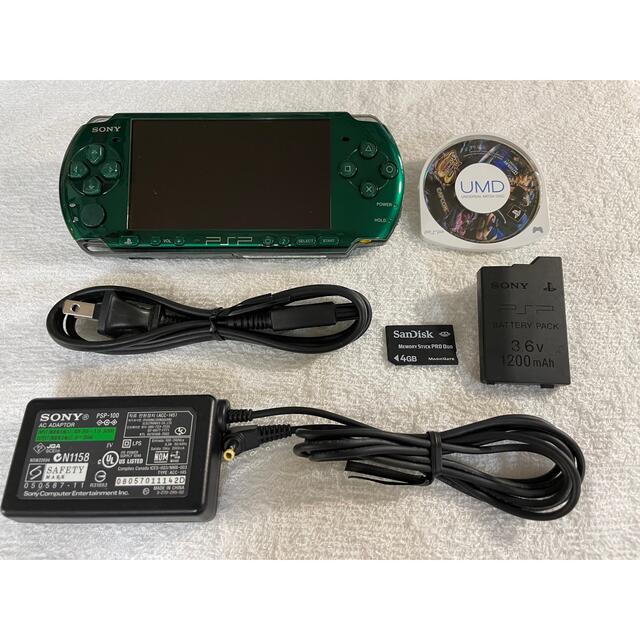 PSポータブル PSP3000 スピリティッドグリーン