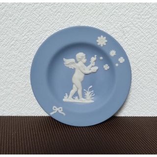 ウェッジウッド(WEDGWOOD)のウェッジウッド・ジャスパーエンジェル ミニプレート(食器)