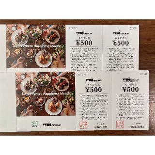 WDI 株主優待（20,000円分）とVIP CARD　期限2023年6月末 (レストラン/食事券)