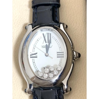 ショパール(Chopard)のショパール ハッピースポーツ 8937-23 オーバル レディース腕時計 箱付属(腕時計)