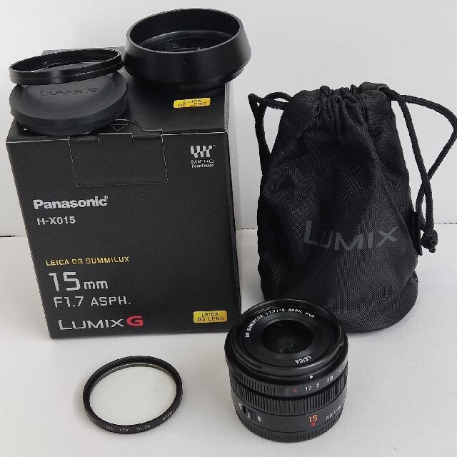 Panasonic(パナソニック)のPanasonic LEICA DG ZUMMILUX 15mm F1.7 スマホ/家電/カメラのカメラ(レンズ(単焦点))の商品写真