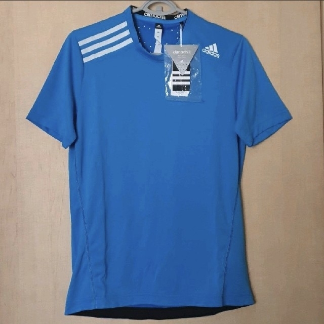 adidas(アディダス)のアディダス climachill ショートスリーブＴシャツ Ｍ 新品 紙タグ付き スポーツ/アウトドアのサッカー/フットサル(ウェア)の商品写真